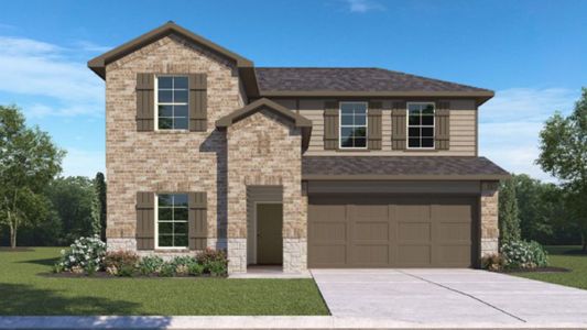 New construction Single-Family house 1049 Great Barracuda Ln, Alvin, TX 77511 Mitchell- photo 0