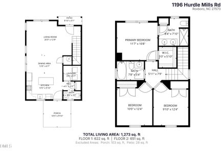 New construction Single-Family house 1196 Hurdle Mills Rd, Roxboro, NC 27573 - image