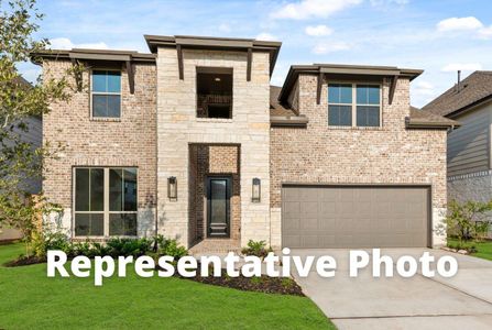 New construction Single-Family house 149 Golden Sage Ave, Georgetown, TX 78633 Fairfax III- photo 0