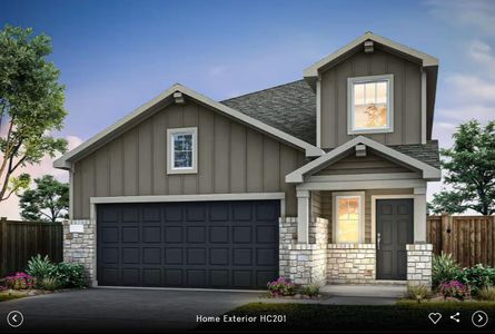 New construction Single-Family house 232 Groveland Dr, Liberty Hill, TX 78642 plan Gustine - image