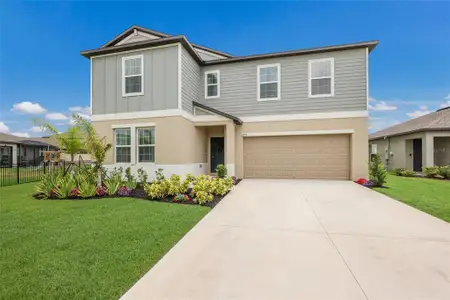 New construction Single-Family house 8732 Sunset Park Trl, Parrish, FL 34219 plan Trenton - image