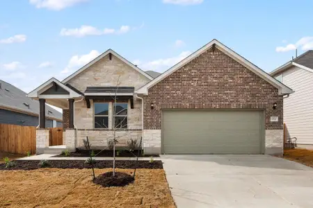 New construction Single-Family house 9721 Serene Bliss Ln, Buda, TX 78610 plan Texoma - image