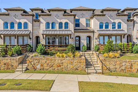 New construction Townhouse house 8141 Yellow Brick, McKinney, TX 75071 plan Berkley Plan - image