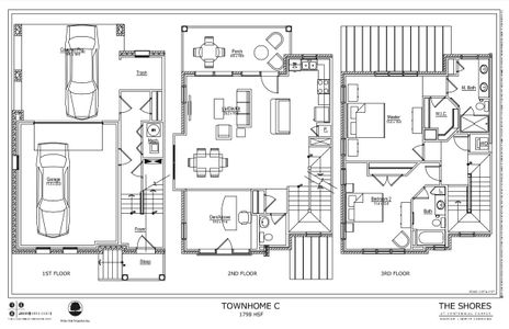 New construction Townhouse house 2441 Campus Shore Drive, Raleigh, NC 27606 - photo 0