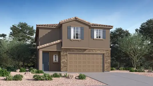 New construction Multi-Family house 11482 W Red Admiral St, Marana, AZ 85653 plan Jeffry - image