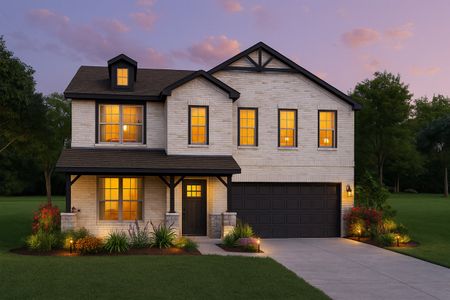 New construction Single-Family house Spring, TX 77379 plan Boxwood III Trinity Grove Signature - image