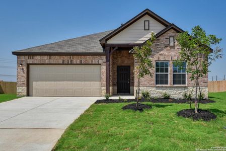 New construction Single-Family house Alleyton Court, Seguin, TX 78155 Kennedy Homeplan- photo 0