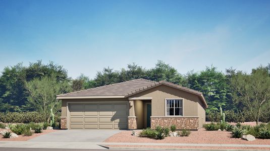 New construction Single-Family house 9598 W Pontiac St, Marana, AZ 85658 plan Ironwood - image