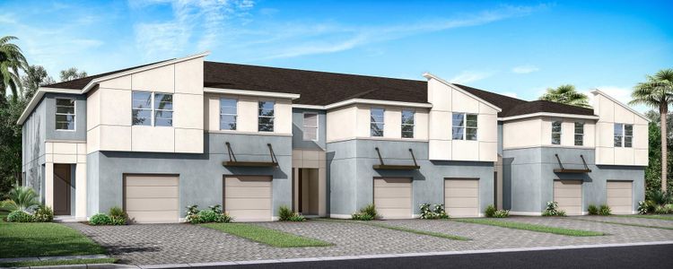 New construction Townhouse house 3236 Sunrise Spring Pl, Brandon, FL 33511 Ormond- photo 0