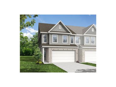 New construction Townhouse house 6445 Pinin Pl, Cumming, GA 30041 plan The Wake C - image