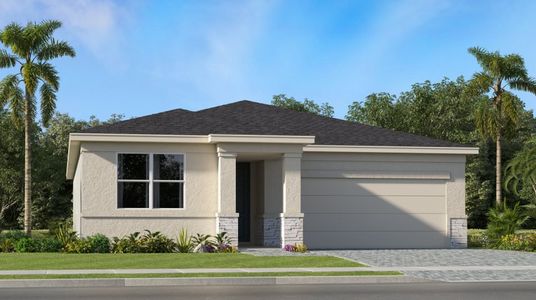New construction Single-Family house 2165 Majorelle Dr Nw, Palm Bay, FL 32907 plan Dahlia - image