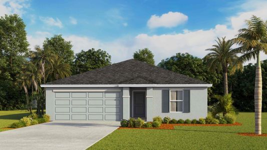 New construction Single-Family house 1211 Tropical Hammock Pl, Ruskin, FL 33570 plan Archer II - image