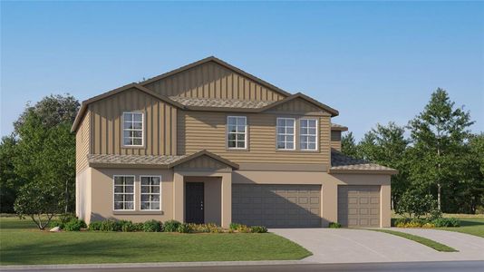 New construction Single-Family house 15145 Zircon Red Drive, Wimauma, FL 33598 Helena- photo 0