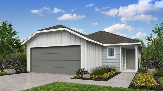 New construction Single-Family house 14110 Edna Maxine Walk, Del Valle, TX 78617 plan Eagle - image