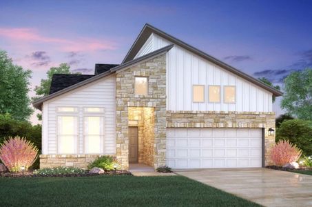 New construction Single-Family house 13110 Geary Dr, Manchaca, TX 78652 plan Highland - image