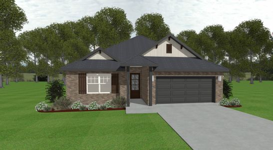 New construction Single-Family house 3046 Teller Dr, Bryan, TX 77808 plan The Violet - image
