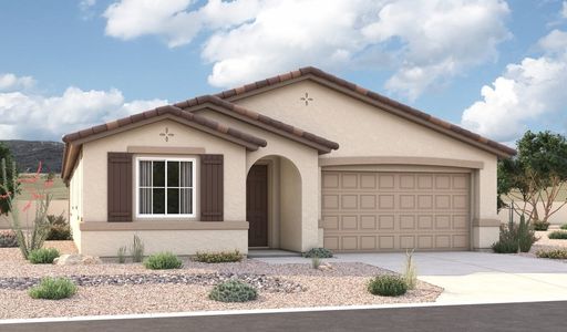 New construction Single-Family house 8715 E Wild Licorice Cir, Vail, AZ 85641 plan Raleigh - image