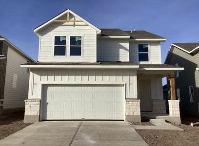 New construction Single-Family house 141 Clover Bnd, Liberty Hill, TX 78642 plan Canyon - image