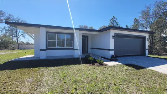 New construction Single-Family house 10034 N Darwin Wy, Citrus Springs, FL 34434 Buckingham Flex- photo 0