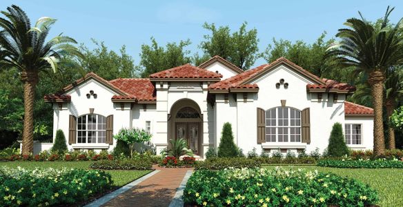 New construction Single-Family house 15 New Water Oak Dr, Palm Coast, FL 32137 plan The Courtyard V - image