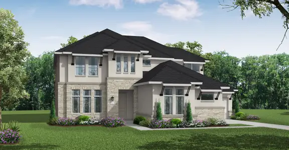 New construction Single-Family house 1529 Jolie Rose Bnd, Leander, TX 78641 plan Huxley - image