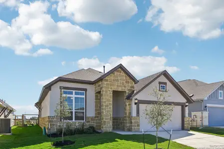 New construction Single-Family house 8230 Chalk Trace, Schertz, TX 78154 The Kepley- photo 0