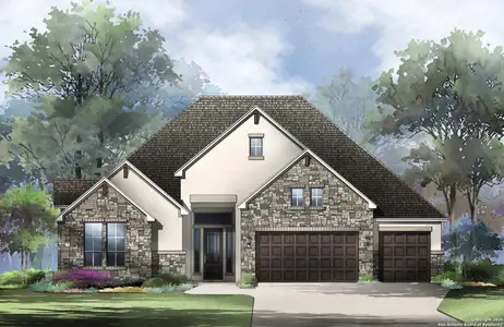 New construction Single-Family house 28310 Seppenfield, San Antonio, TX 78260 plan Pecos - image