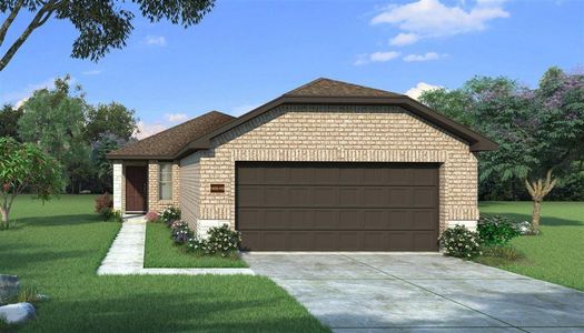 New construction Single-Family house 20922 Carob Tree Lane, Tomball, TX 77377 Benbrook T- photo 0