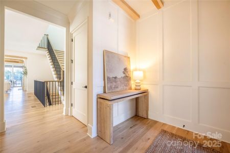 Foyer Flows into Open Living & Dining Space Space