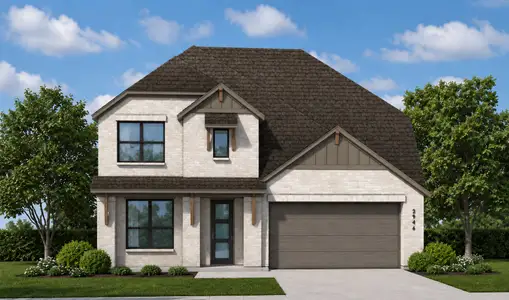 New construction Single-Family house 1421 Cypress Paul St, Georgetown, TX 78628 plan Solomon - image