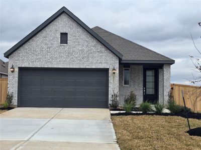 New construction Single-Family house 28819 Texas Sparrow Ln, Hockley, TX 77447 Linfield- photo 0