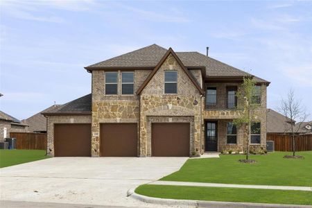 New construction Single-Family house 1282 Flamingo Road, Forney, TX 75126 Princeton 2F (w/Game)- photo 0