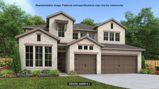 New construction Single-Family house 31232 Fallow Wy, Bulverde, TX 78163 plan 3200W - image