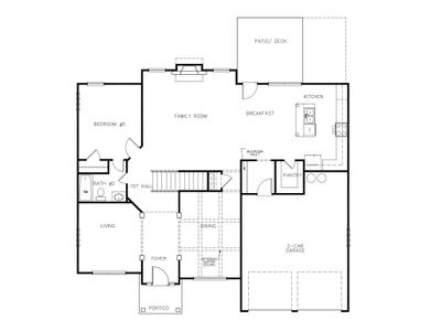New construction Single-Family house 3260 Lions Ruby Ln, Atlanta, GA 30349 plan The Rochester - image 4