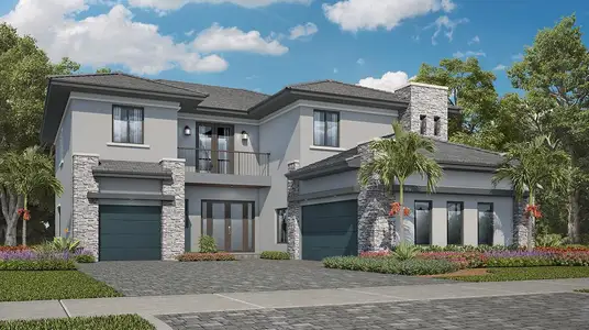 New construction Single-Family house 12470 Eulalia St, Parkland, FL 33076 plan Regent - image