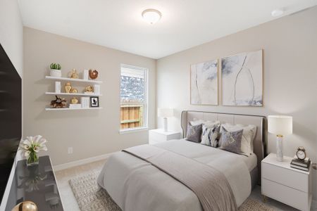 Third bedroom. Note: Sample product photo - actual exterior and interior selections may vary by homesite