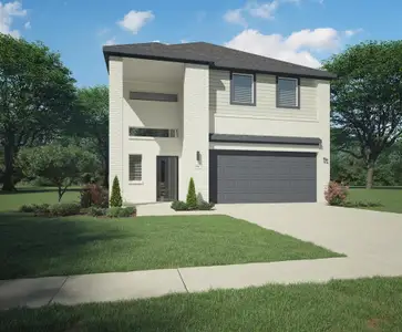 New construction Single-Family house 1211 Paintbrush Dr, Lavon, TX 75166 plan Oak II | Trails of Lavon - image