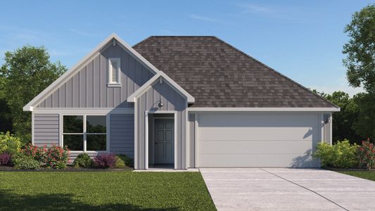 New construction Single-Family house 1805 Windsor Blvd, Lockhart, TX 78644 The Irvine- photo 0