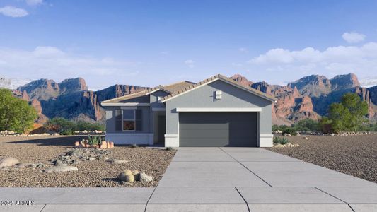 New construction Single-Family house 5515 E Rock Bush Ln, San Tan Valley, AZ 85140 - photo 0