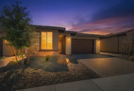 New construction Single-Family house 33448 N Chevelon Dr, Peoria, AZ 85383 plan Flourish II Elevation B - image