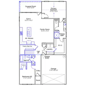 New construction Single-Family house 1001 Honey Bee Ct, Durham, NC 27703 plan Lawrence - image