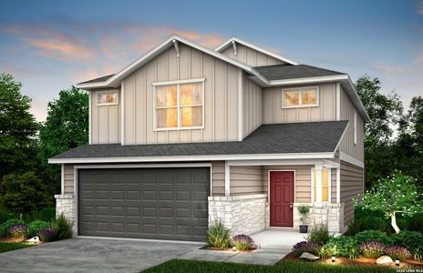 New construction Single-Family house 2971 Water Lotus, New Braunfels, TX 78130 plan Coolidge - image