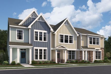 New construction Townhouse house 3056 Horton Ridge Blvd, Apex, NC 27502 plan Birchwood - image