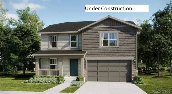 New construction Single-Family house 7851 Desert Wrangler Dr, Colorado Springs, CO 80908 plan Oliver - image