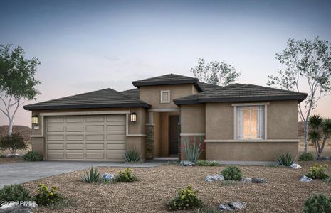 New construction Single-Family house 42875 W Palo Abeto Dr, Maricopa, AZ 85138 Parklane- photo 0