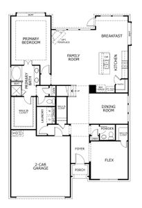 New construction Single-Family house 10345 Dittany Ln, Crowley, TX 76036 plan Concept 2492 - image 4