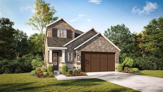 New construction Single-Family house 11202 Leaf Shelter Ln, Cypress, TX 77433 Ellington Plan- photo 0