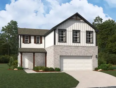 New construction Single-Family house 14819 Sycamore Xing, San Antonio, TX 78252 plan Knox - image