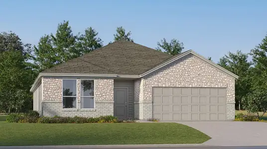 New construction Single-Family house 620 Grand View Rd, Georgetown, TX 78628 plan Santana - image