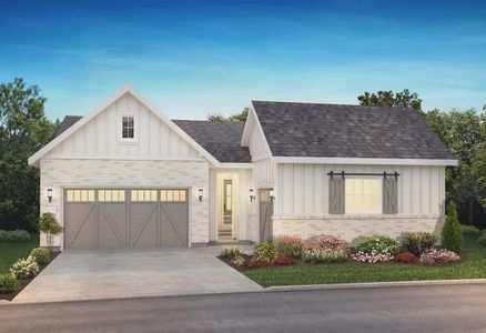 New construction Single-Family house 7282 Timberstone St, Castle Pines, CO 80108 plan 5085 Preserve Elevation A - Modern Farmhouse - image